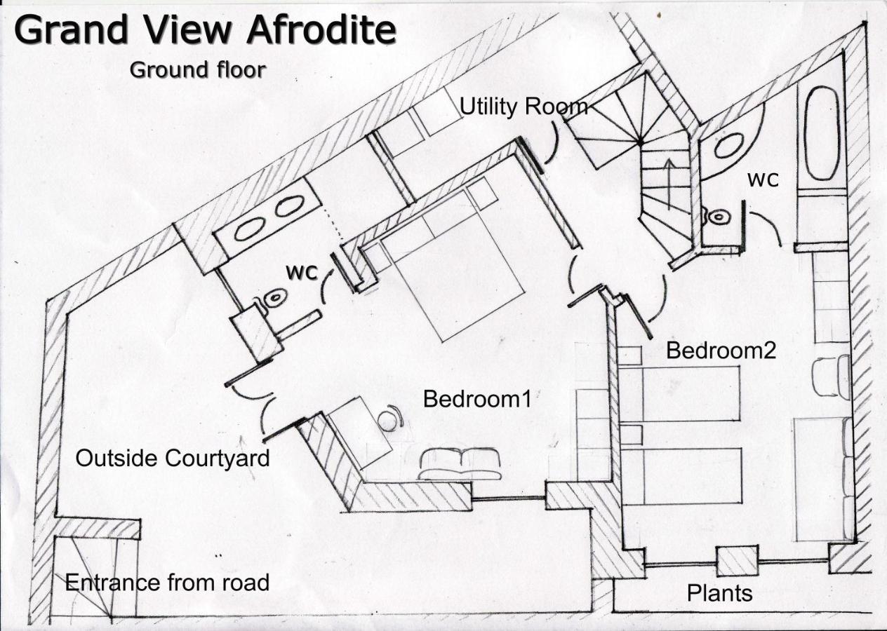 Grand View Afrodite Mithimna Buitenkant foto